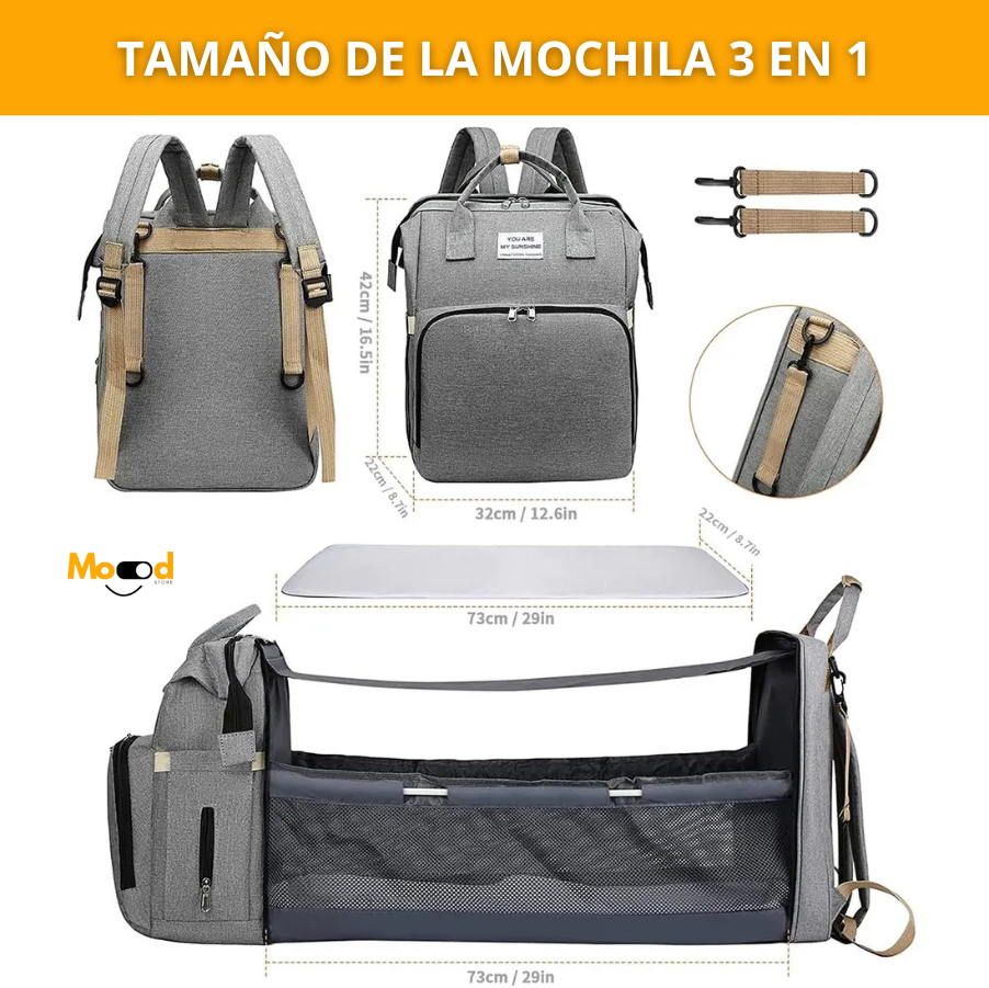Mochila Plegable 3 en 1