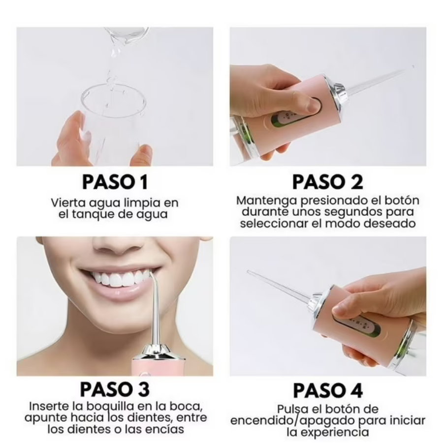 Irrigador Bucal Portátil SmilePlus™