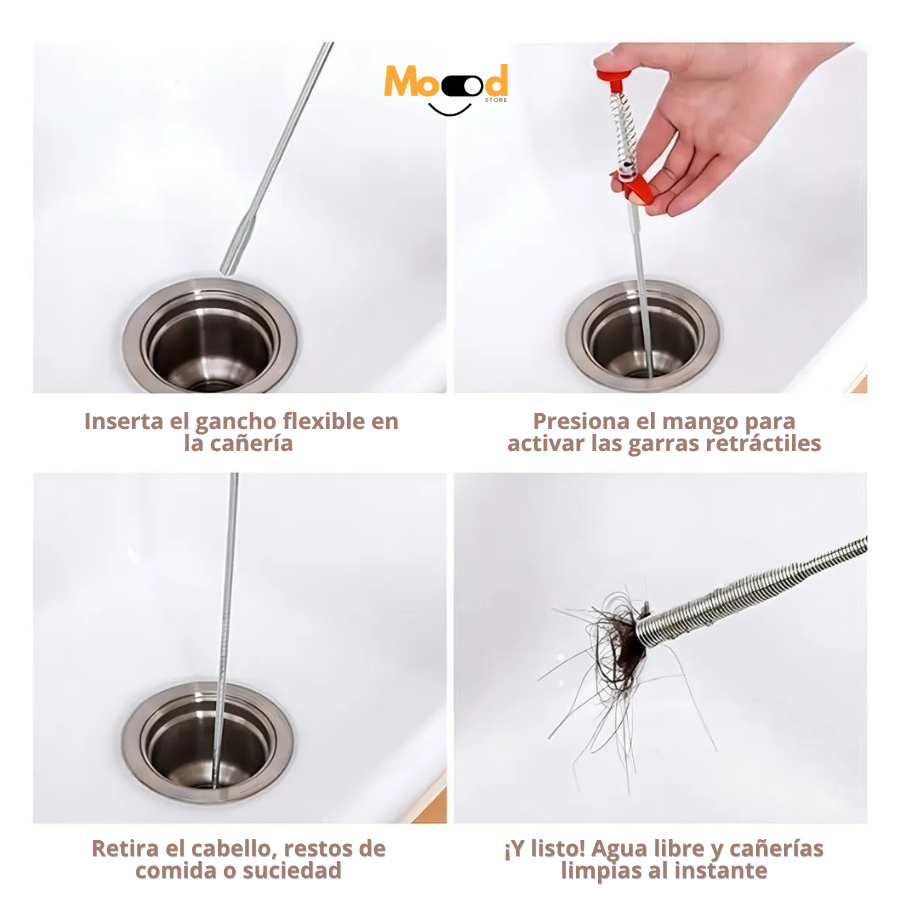 Gancho Destapador de Cañerías Cleaner™