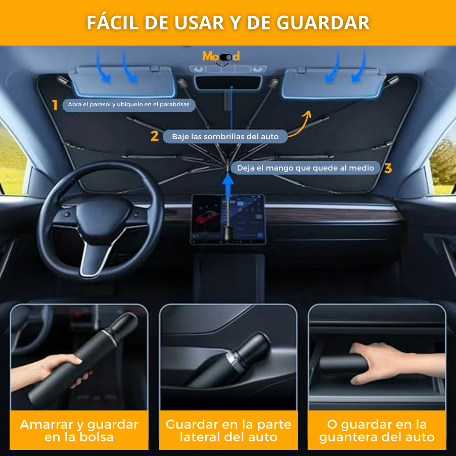 Parasol Plegable para Autos