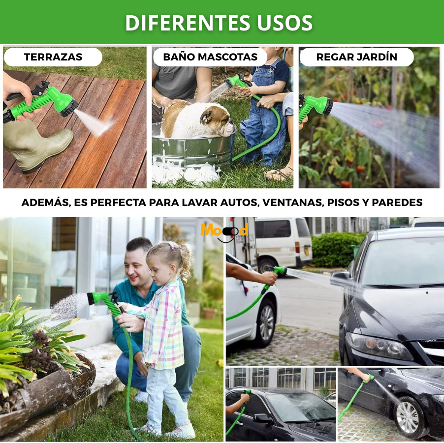 Manguera Retráctil Expandible 15 Metros