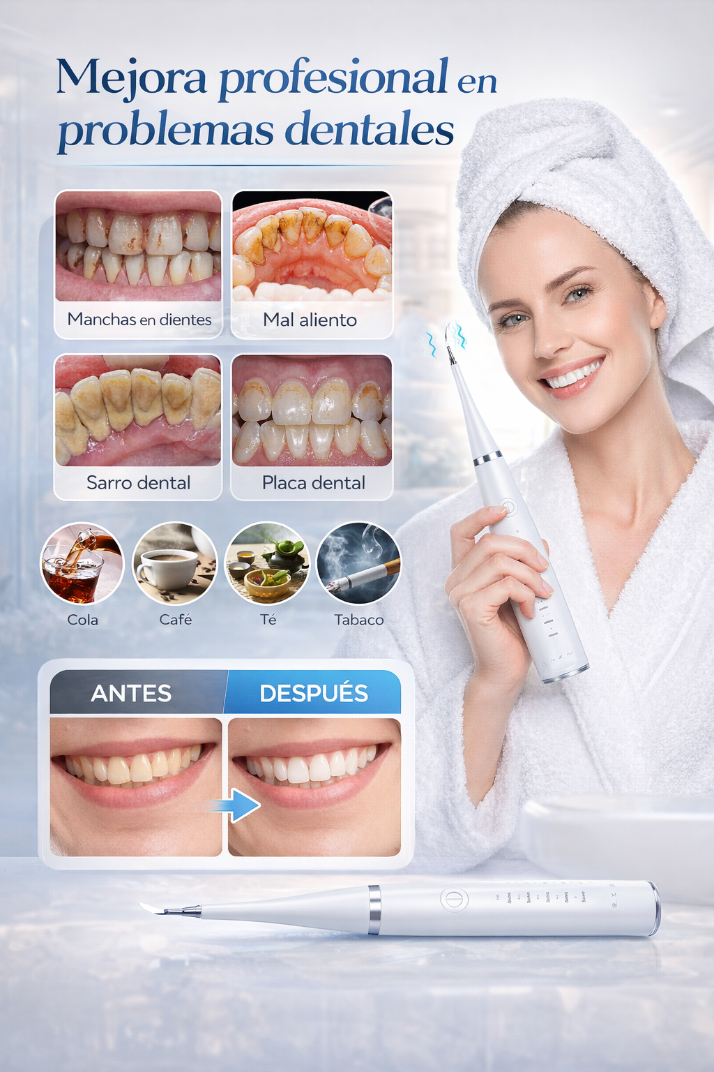 Limpiador Dental Quita Sarro Bucal Expert™