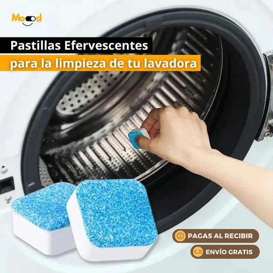 Pack 12 Pastillas Efervescentes para Limpieza de Lavadora