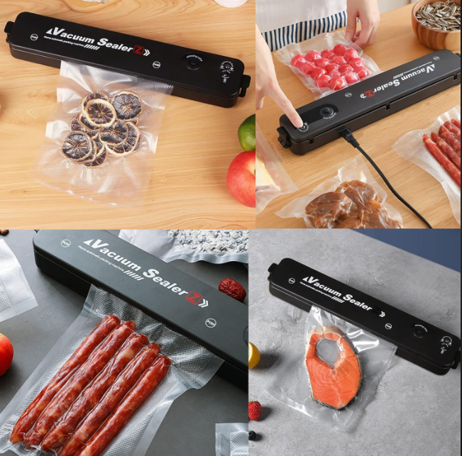 Selladora al Vacío VacuumPro™ – De Regalo 10 Bolsas – Protege tus Alimentos por Semanas CURLERPRO™
