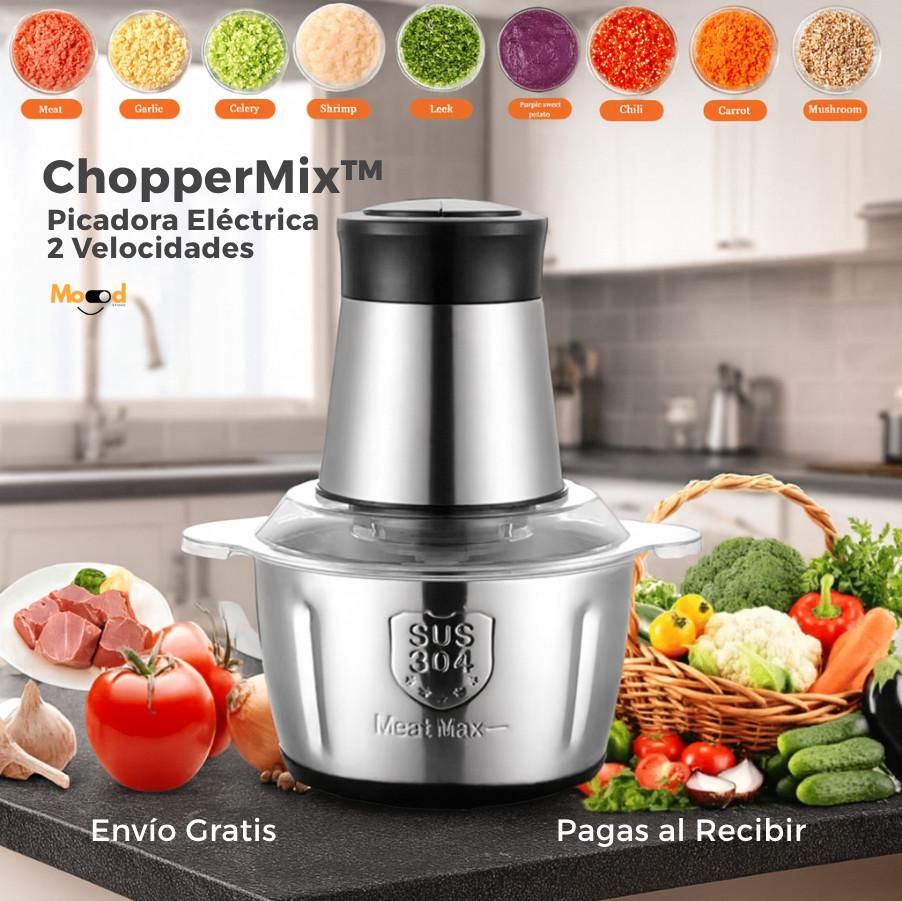 ChopperMix™ Picadora Eléctrica 2 Velocidades