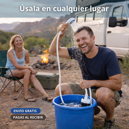 ShowerPro™ – Ducha Portátil Recargable – Agua al Instante para bañarte fácilmente en cualquier lugar
