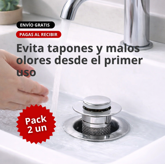 Filtro de Desagüe Premium CleanFlow™ – Evita Tapones – Flujo de agua libre y menos suciedad desde hoy