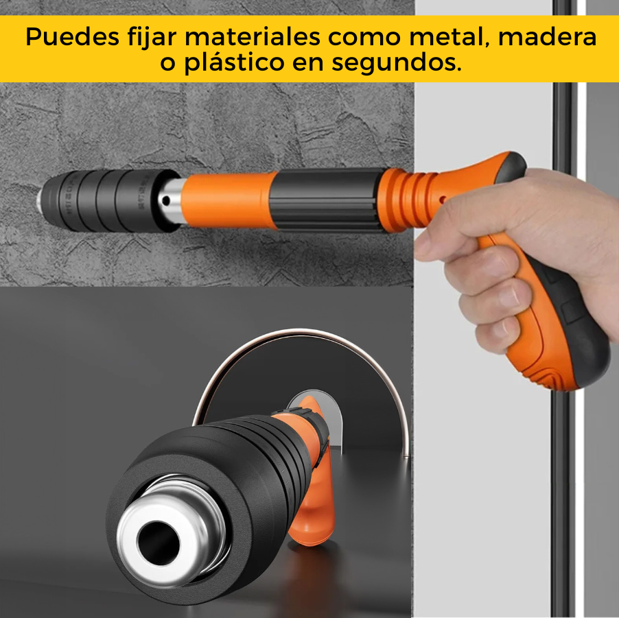 Pistola Remachadora GunPro™ con 50 clavos