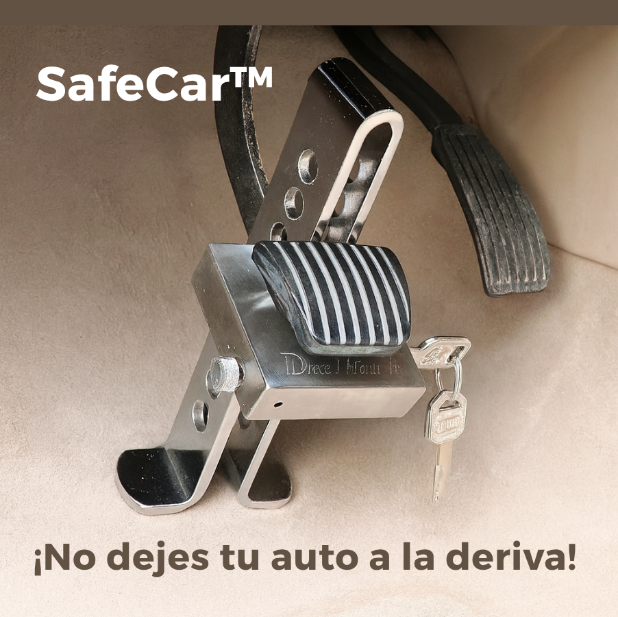 SafeCar™ Traba Pedal Anti Robo de Acero