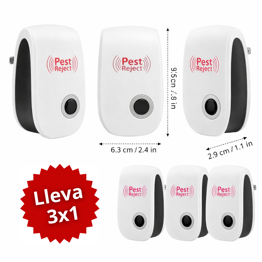 Repelente Ultrasónico Doméstico – Protección Antiplagas – Cuidado Constante del Hogar Sin Veneno