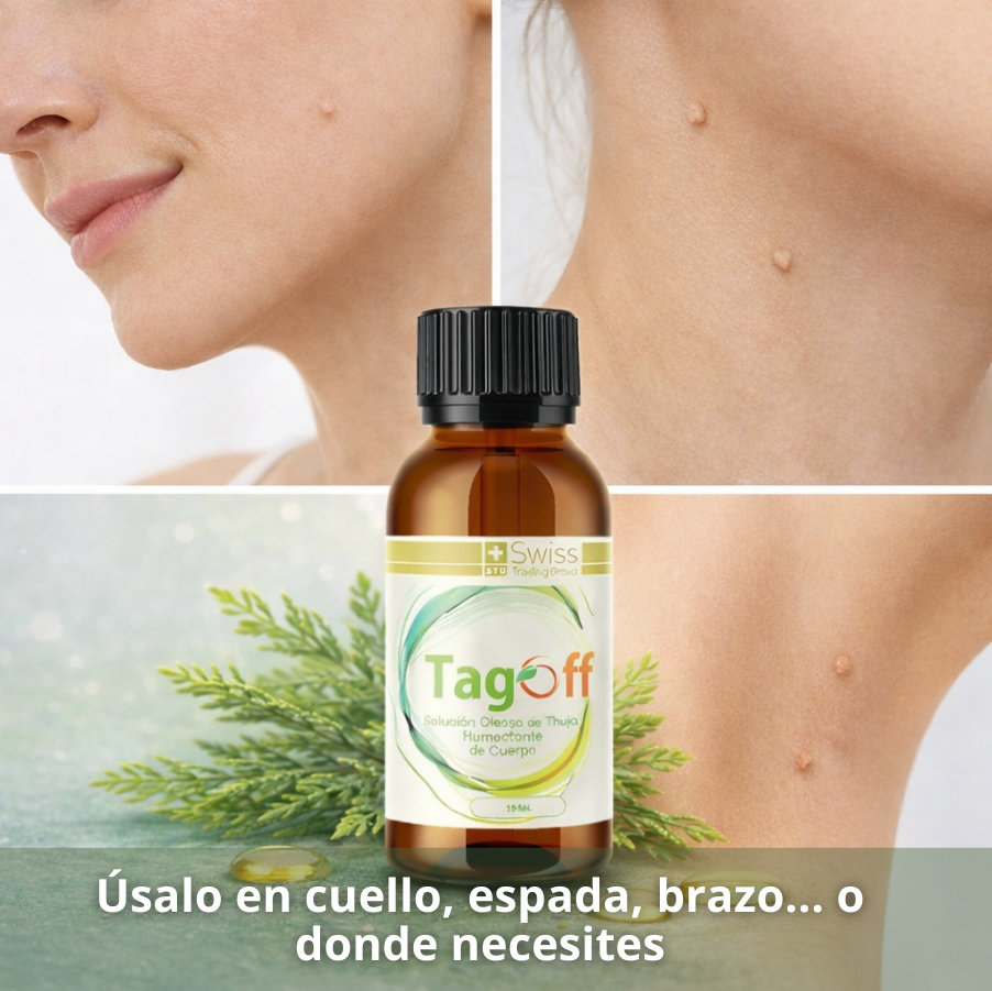 Tag Off™ Solución Verrugas y Carnosidades – Eliminador Cutáneo