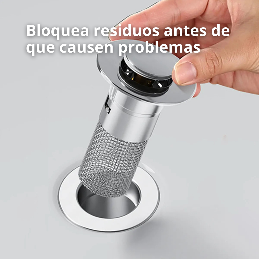 Filtro de Desagüe Premium CleanFlow™ – Evita Tapones – Flujo de agua libre y menos suciedad desde hoy