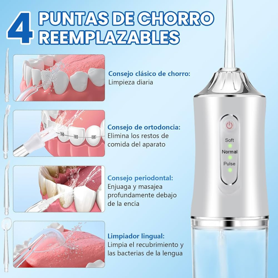 Irrigador Bucal Portátil SmilePlus™