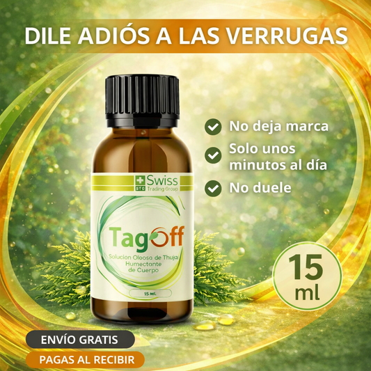 Tag Off™ Solución Verrugas y Carnosidades – Eliminador Cutáneo