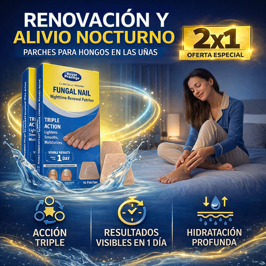 Parche Antihongos para Uñas x2 – Actúa desde la raíz – Ayuda a recuperar uñas más sanas en pocas semanas