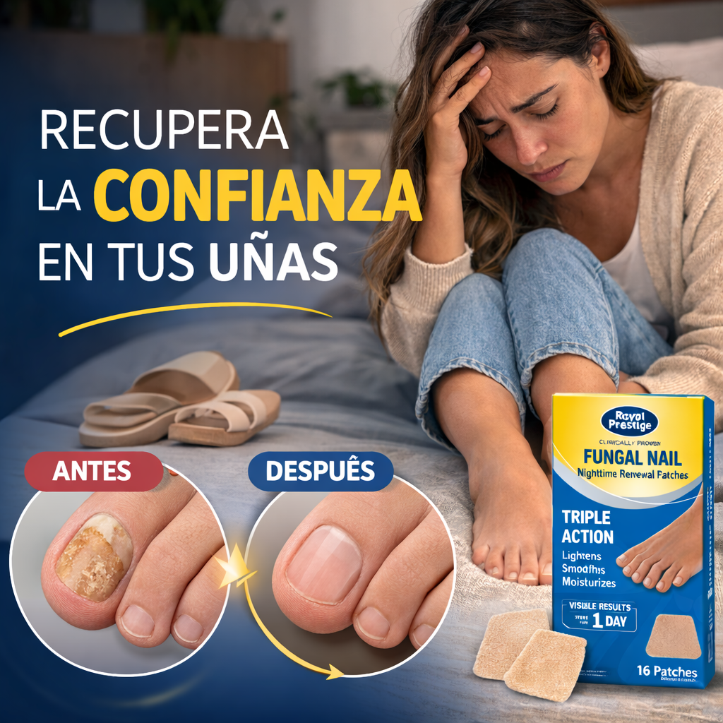 Parche Antihongos para Uñas x2 – Actúa desde la raíz – Ayuda a recuperar uñas más sanas en pocas semanas