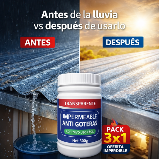 (Pack 3x1) Sellador Adhesivo Impermeable DryRoof™ | Protección Inteligente contra Filtraciones