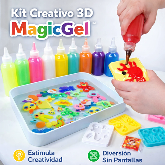 Kit Creativo 3D MagicGel™ – Crea Figuras en el Agua – Reduce Pantallas y Fomenta Creatividad