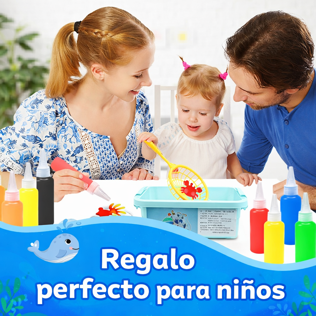 Kit Creativo 3D MagicGel™ – Crea Figuras en el Agua – Reduce Pantallas y Fomenta Creatividad