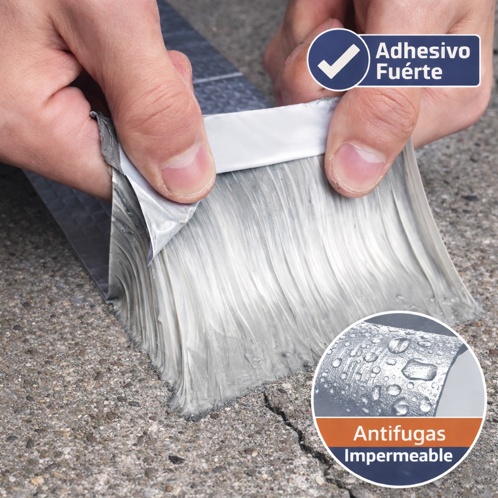 Pack x2 Cinta Impermeable WaterTape™ (5cm x 10mts) – Sella Filtraciones al Instante – Protege tu Hogar en Segundos