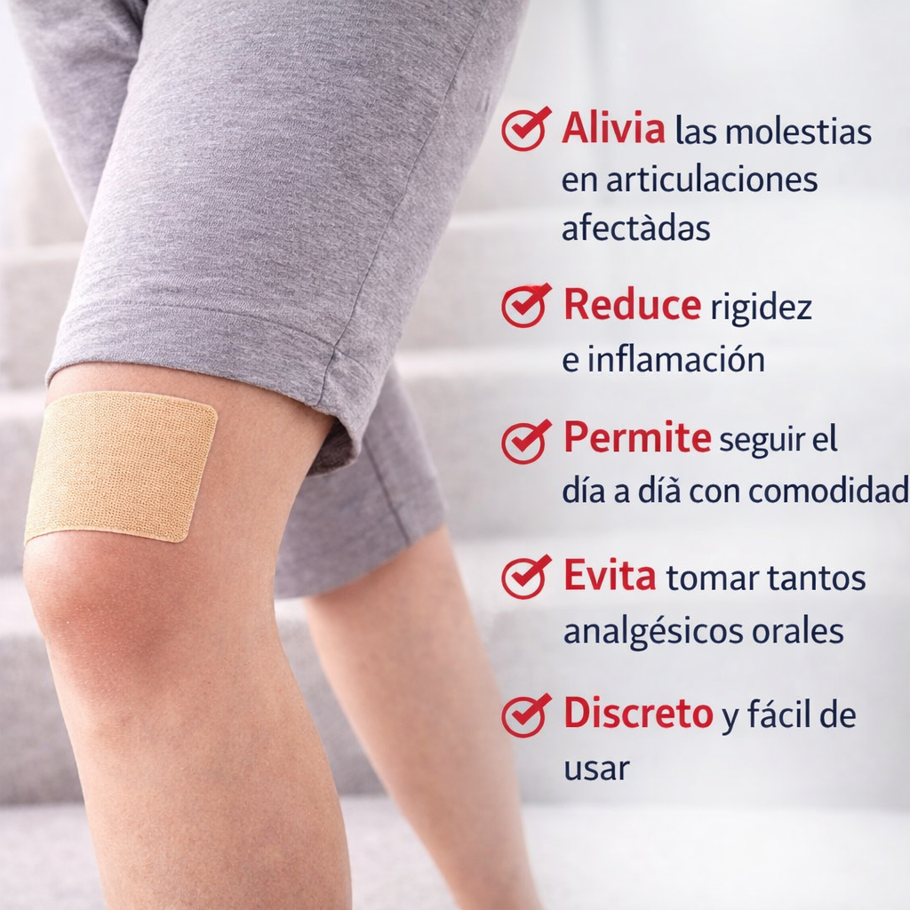 Parche Analgésico para Articulaciones MyPatch™  –  Dile Adiós al Dolor