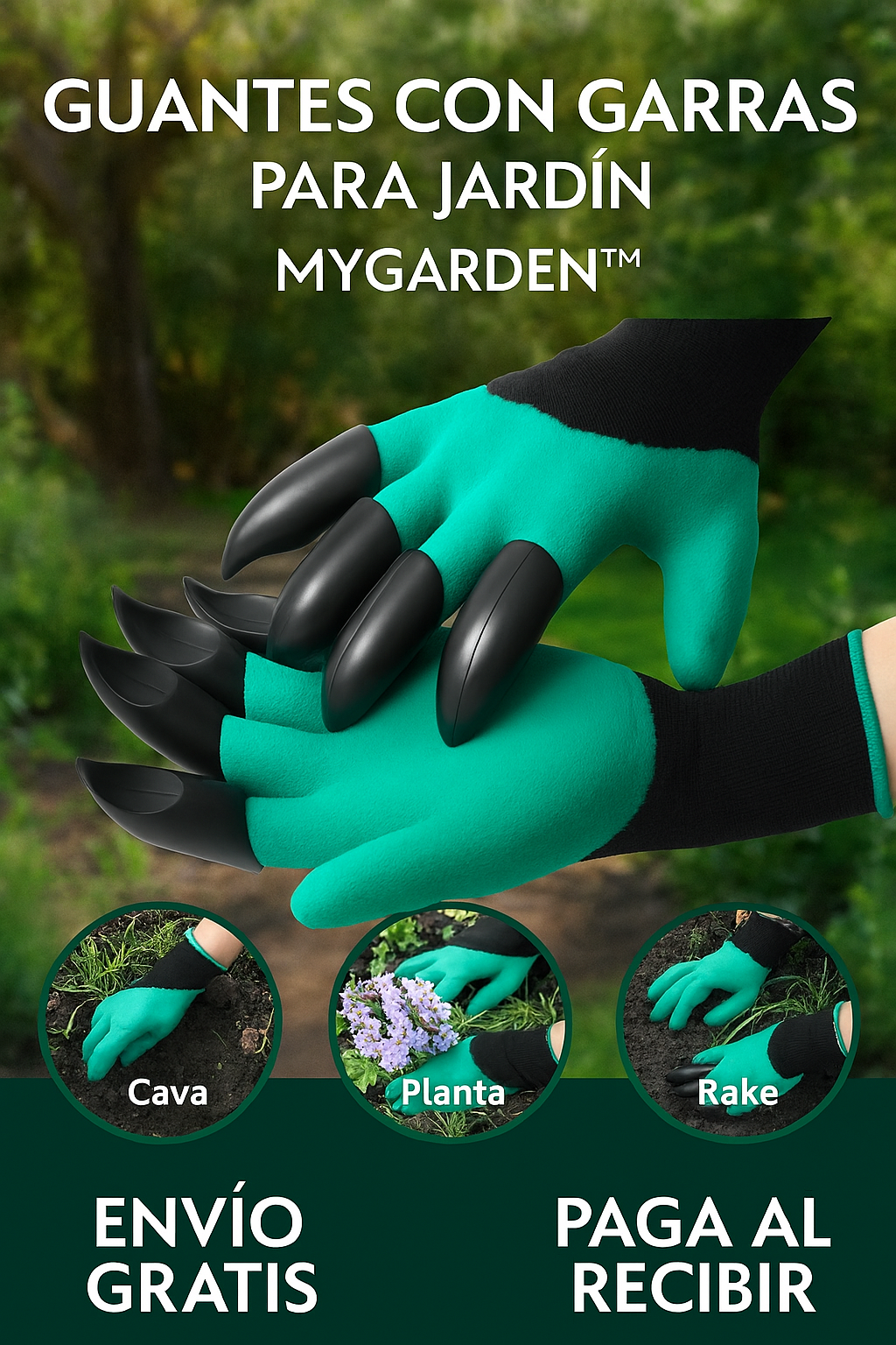 Guantes con Garras para Jardin MyGarden™
