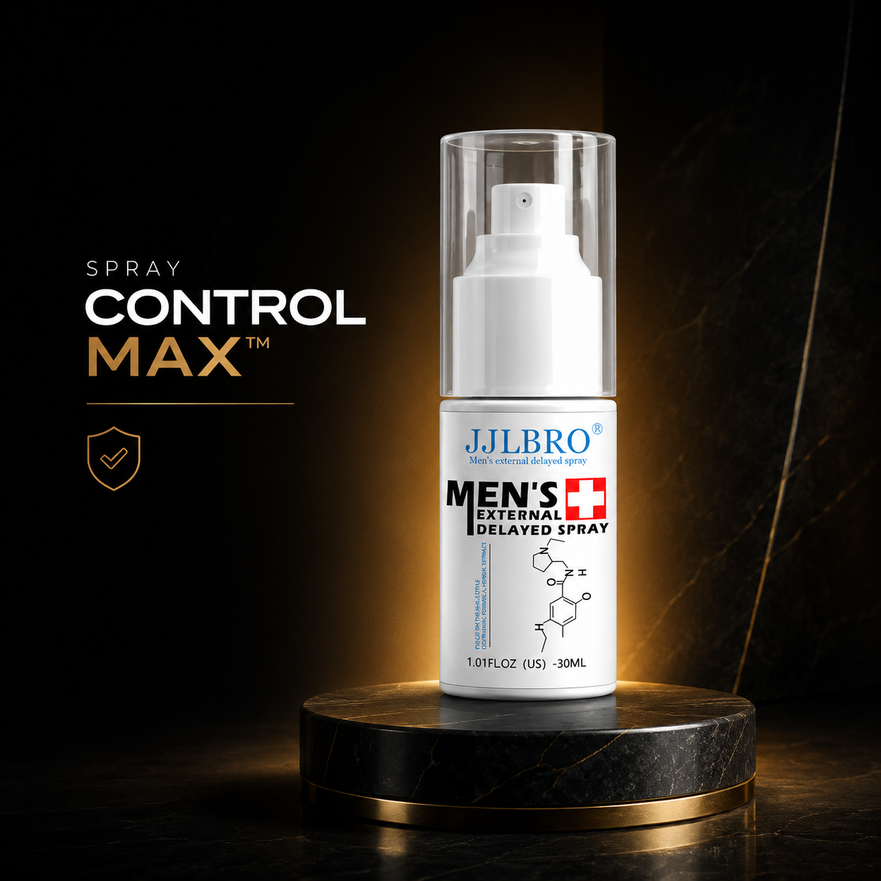 Spray Control Max™ - Efecto Prolongado para mayor duración y control - Siente más confianza en esos momentos.
